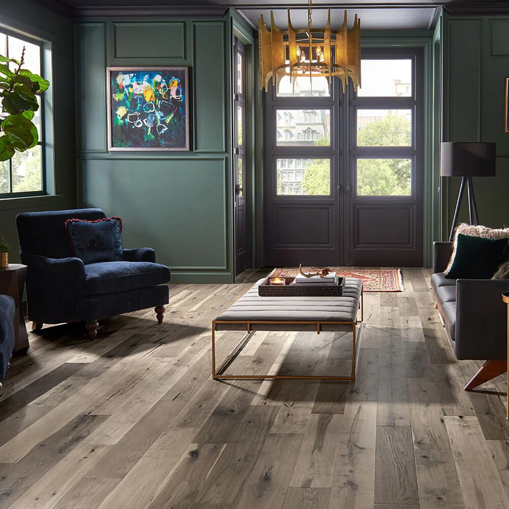 Mannington Triumph Silver Oak Hand Scraped Hardwood
