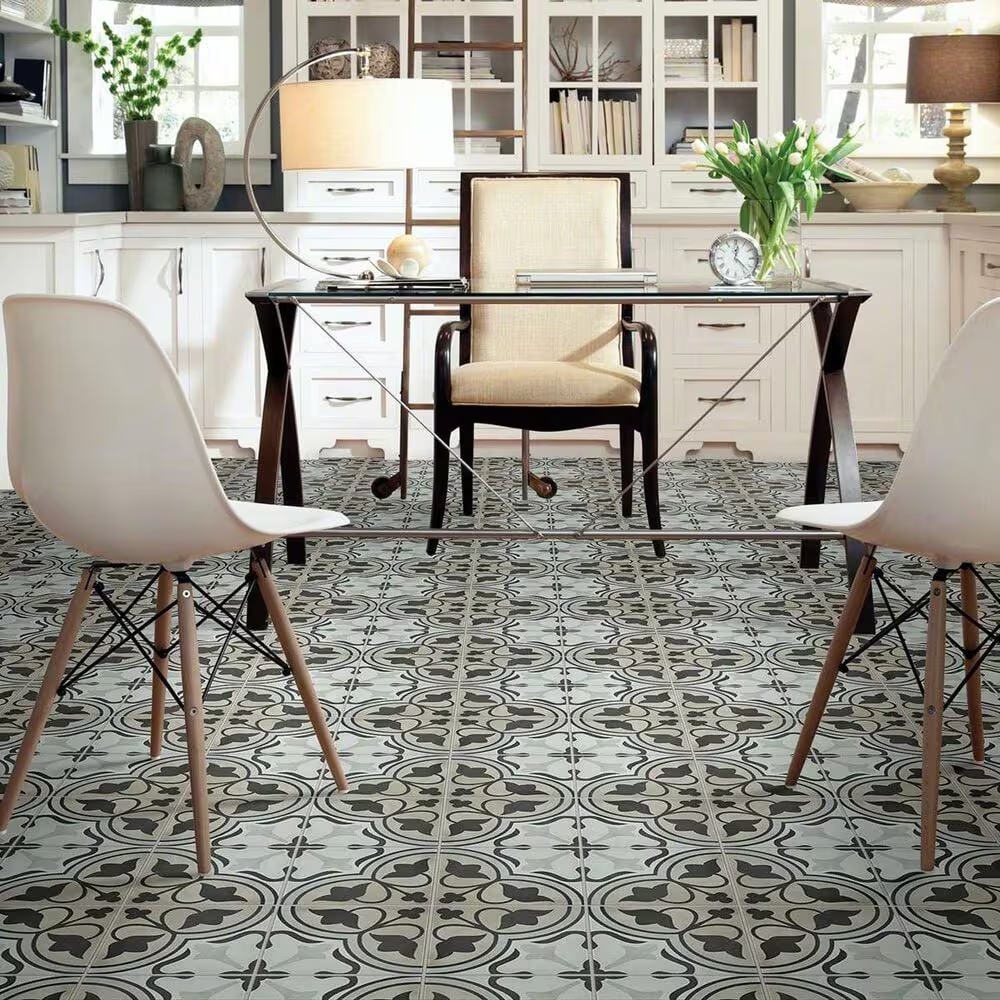 Shaw Revival Mirasol Pearl 8" x 8" Porcelain Tile