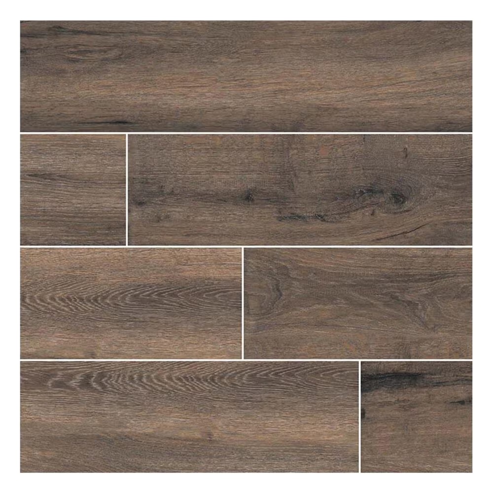 MS International Antoni Nero 6" x 36" Porcelain Mosaic Sheet