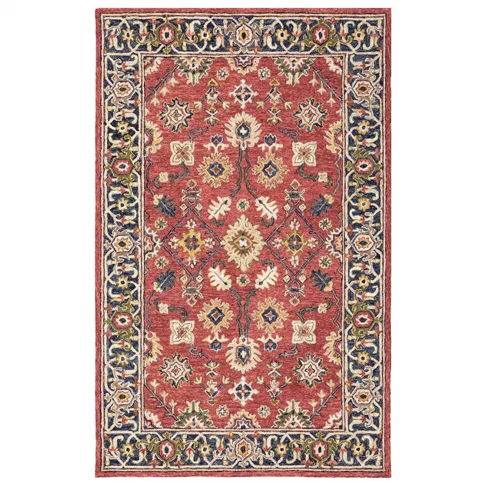 Oriental Weavers Alfresco 28404 2'6" x 8' Red Runner