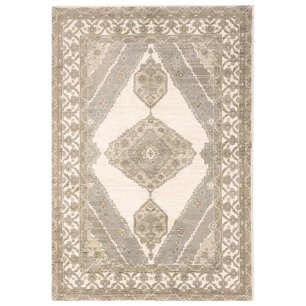 Oriental Weavers Andorra 298C 7'10" x 10'10" Beige Area Rug