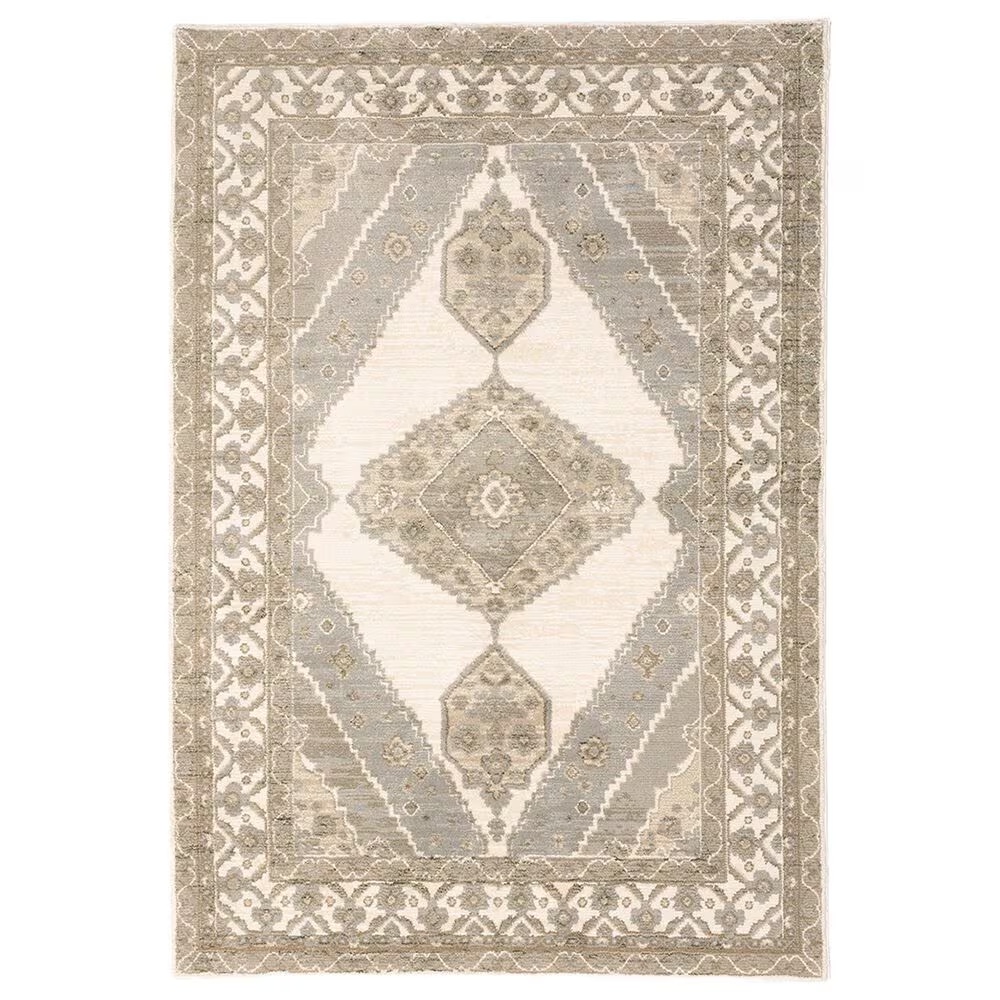 Oriental Weavers Andorra Medallion 298C 8'6" x 11'7" Beige Area Rug