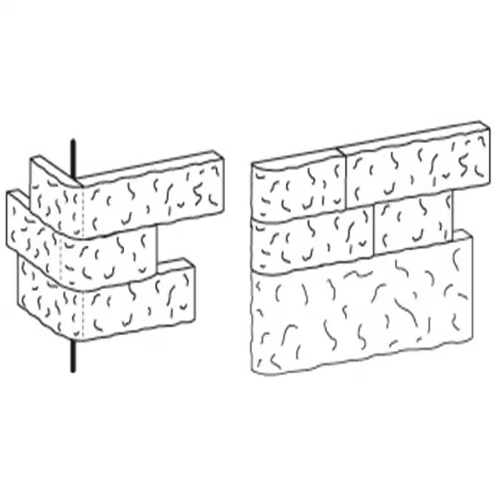 AirStone BBCES Birch Bluff Corner/End 6.00 SF/Ctn Wall Tile