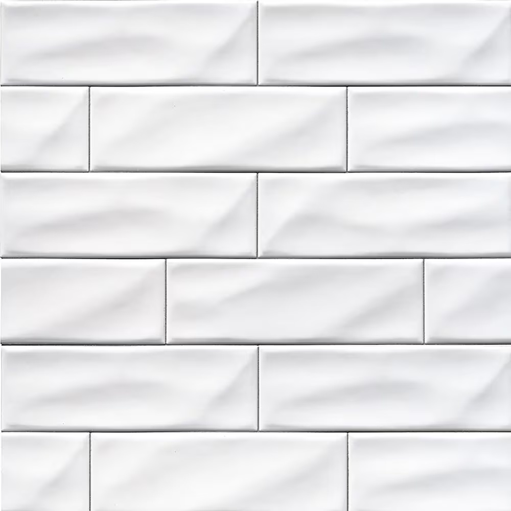 MS International Highland Park Whisper White 4" x 12" Ceramic Tile