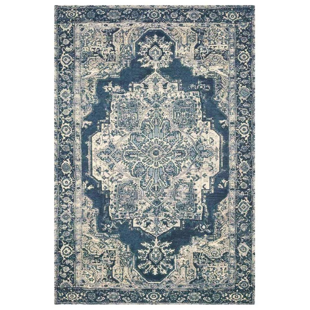 Loloi Mika 7'10" x 11'2" Grey and Blue Area Performance Rug