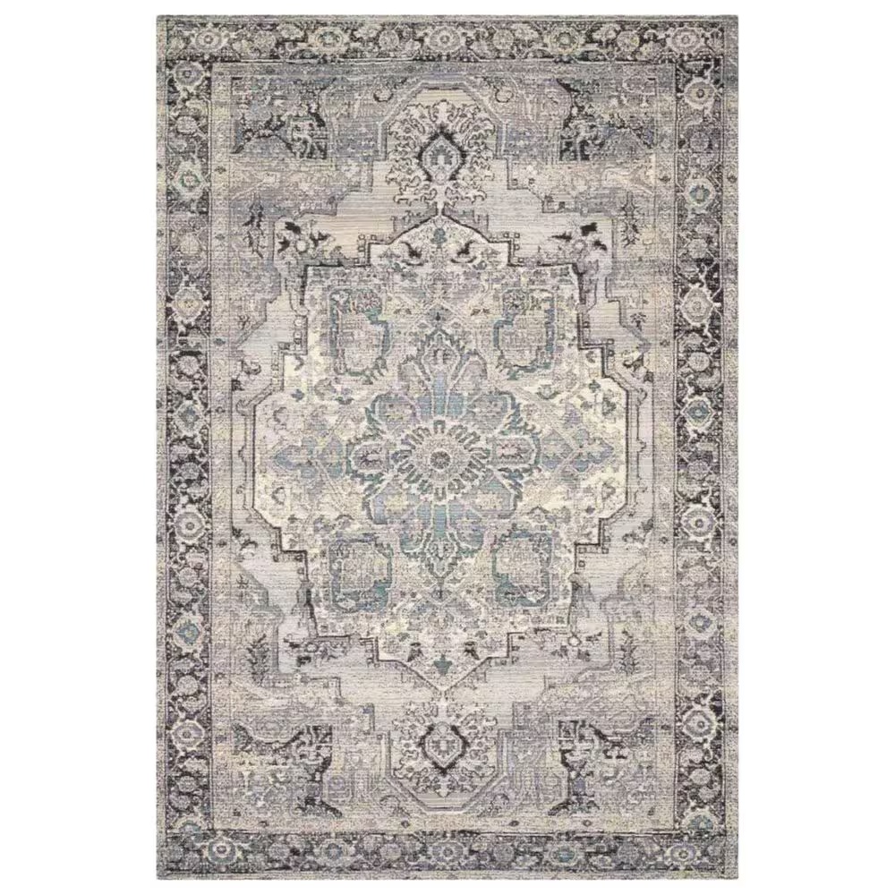 Loloi Mika 7'10" x 11'2" Dark Blue and Dark Blue Area Performance Rug