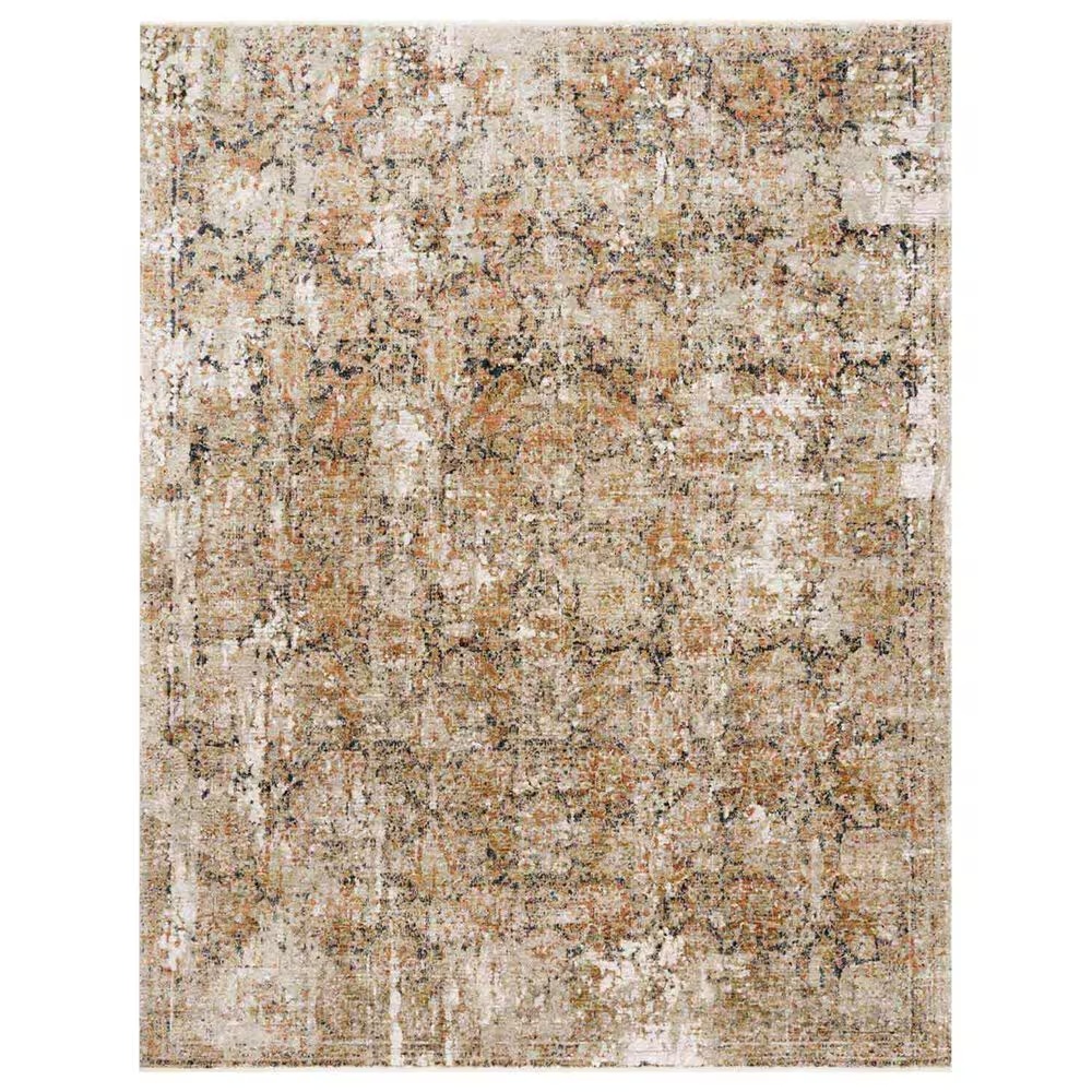 Loloi Theia THE-02 2'10" x 12'6" Taupe and Gold