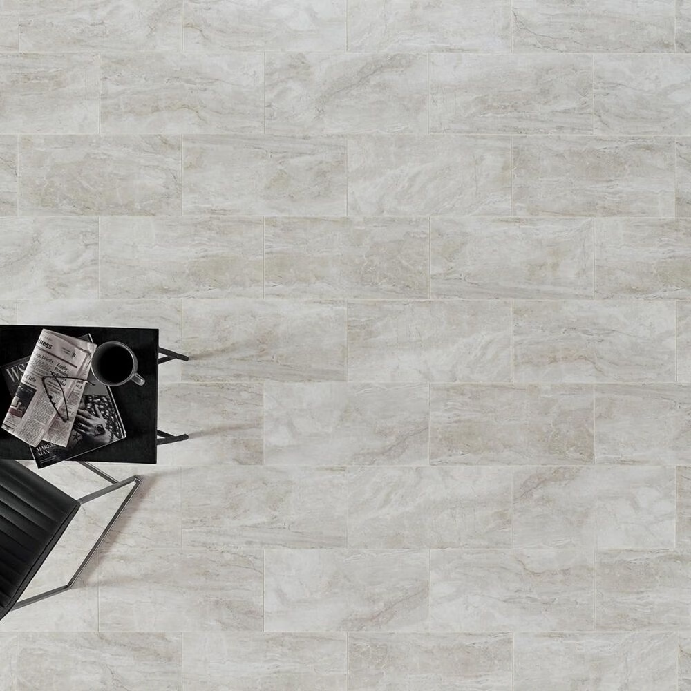 Mannington Flex Rectangles Vienna Mineral 12" x 24" Luxury Vinyl Tile