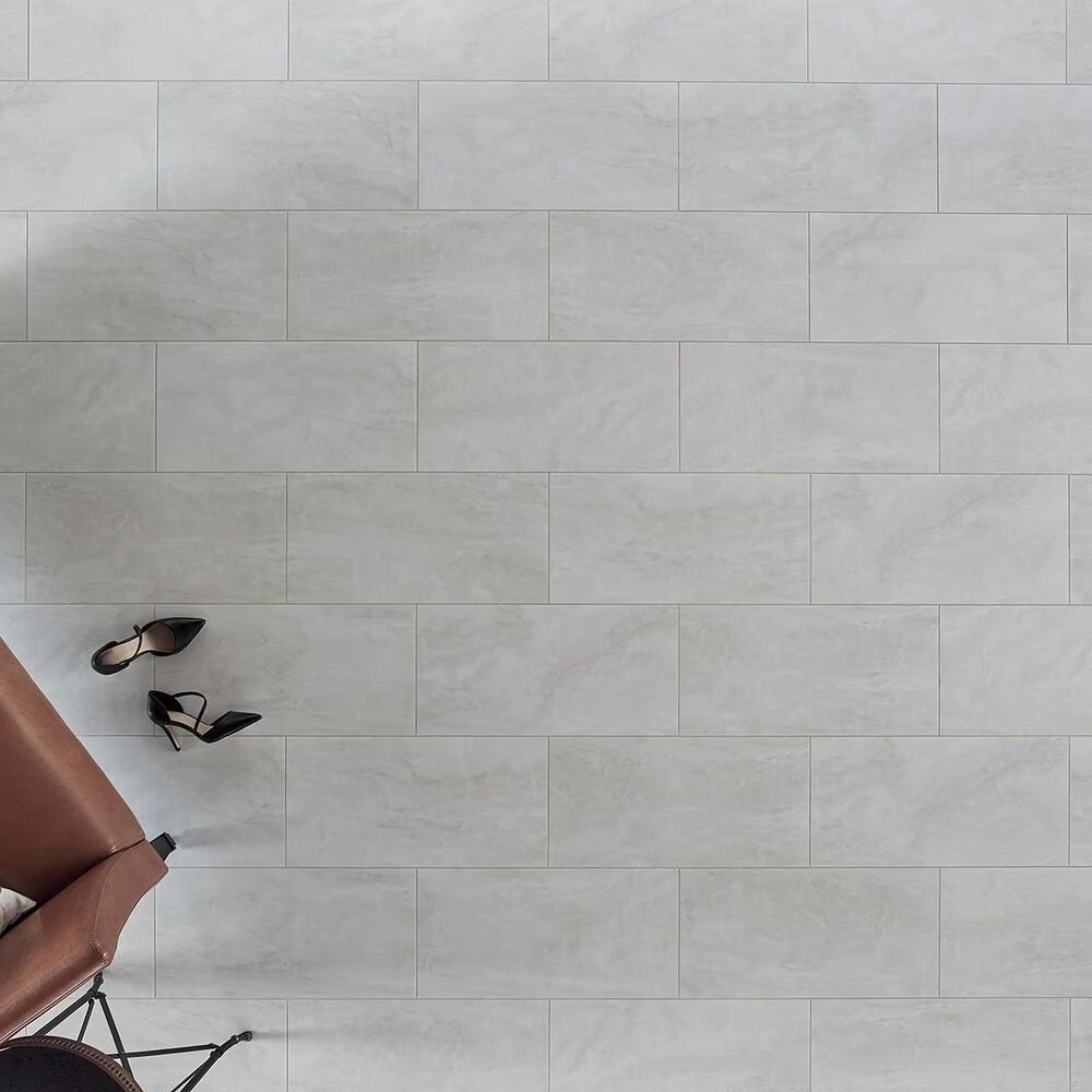 Mannington Flex Rectangles Vienna Alabaster 12" x 24" Luxury Vinyl Tile
