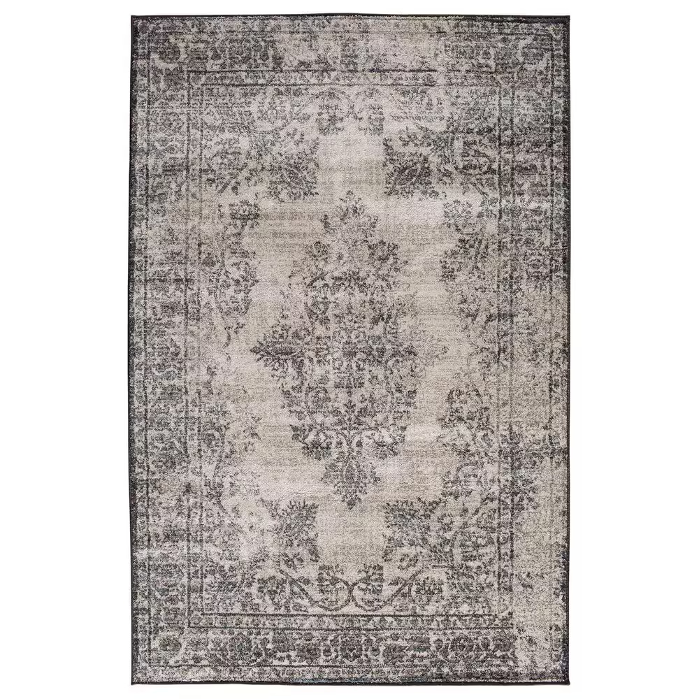 Central Oriental Corso Goddard 5' x 7'6" Tan and Brown Area Rug