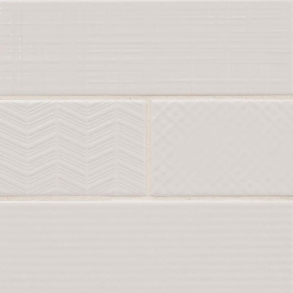 MS International Urbano Pure 3D Mix 4" x 12" Ceramic Tile