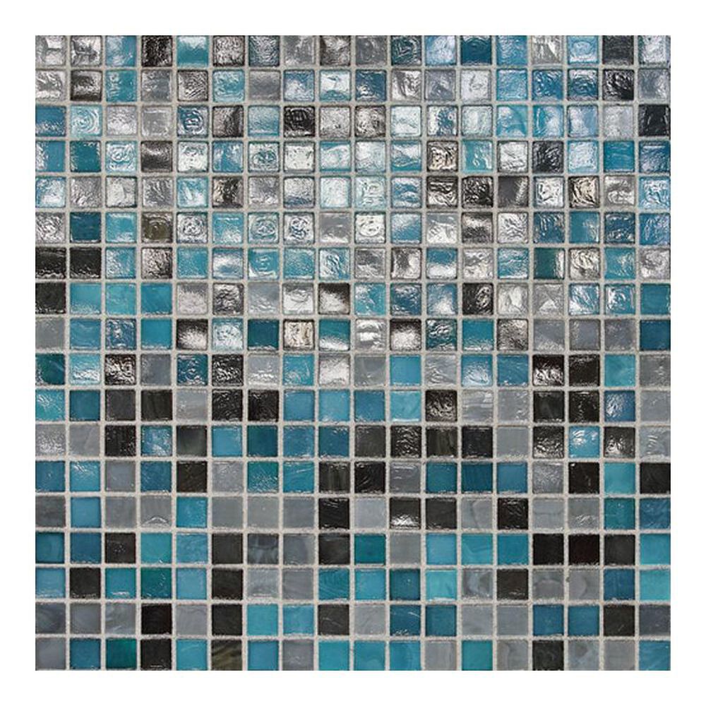 Dal-Tile City Lights Rio 12" x 12" Glass Mosaic Sheet