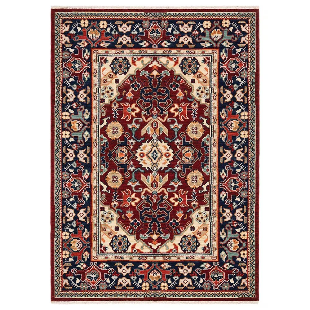 Oriental Weavers Lilihan Oriental 2062R 7'10" x 10'10" Red Area Rug