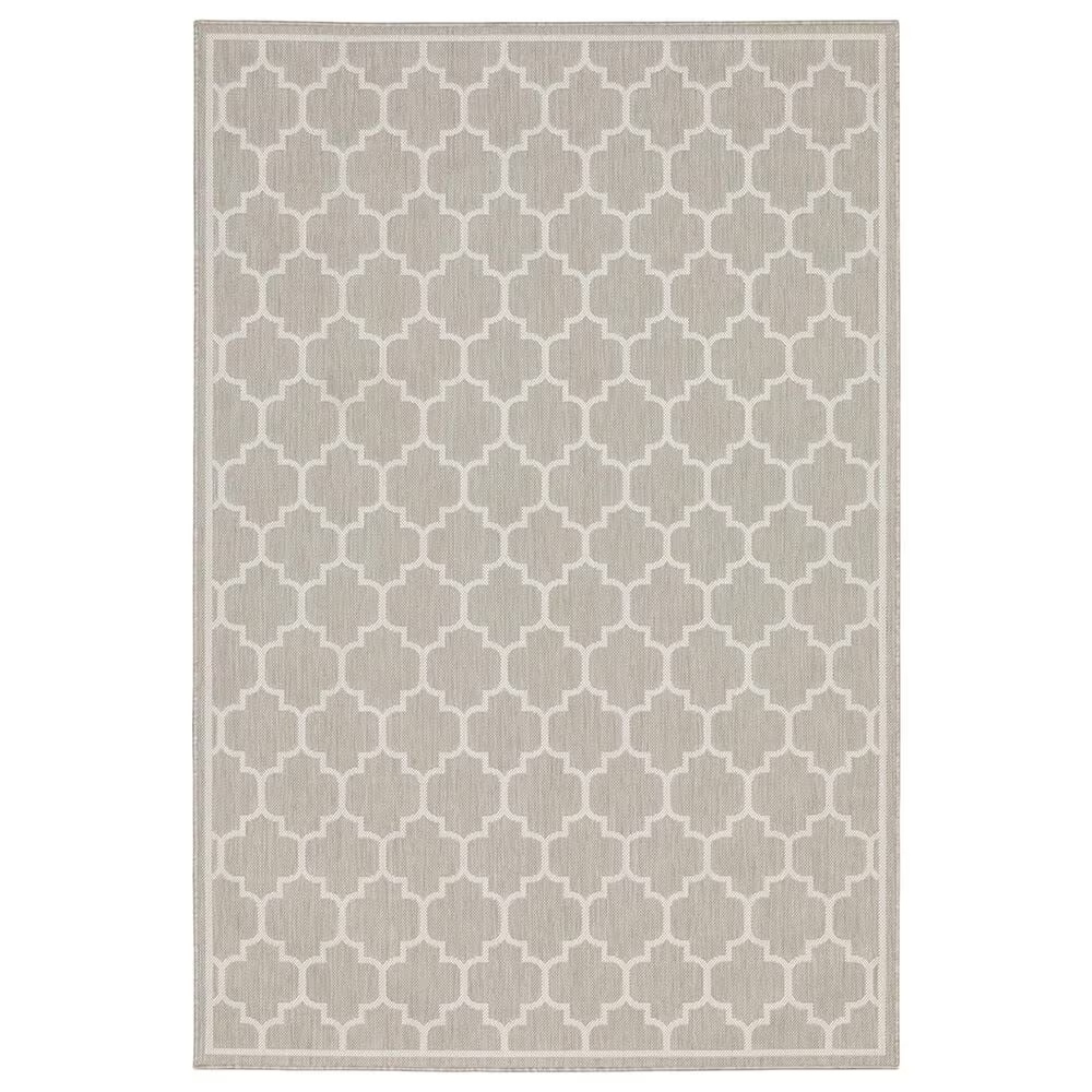 Oriental Weavers Portofino 7'10" x 10' Gray Area Performance Rug