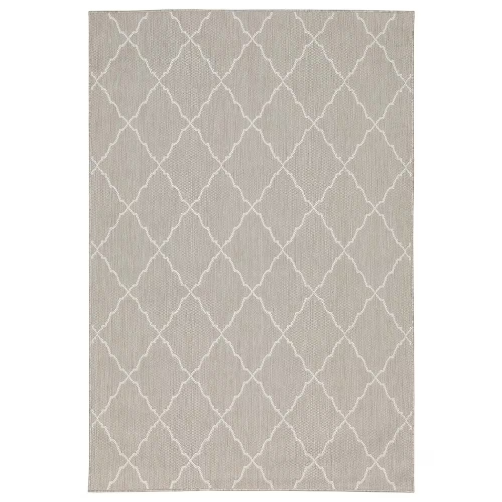 Oriental Weavers Portofino 7225H 9'10" x 12'10" Gray Area Performance Rug