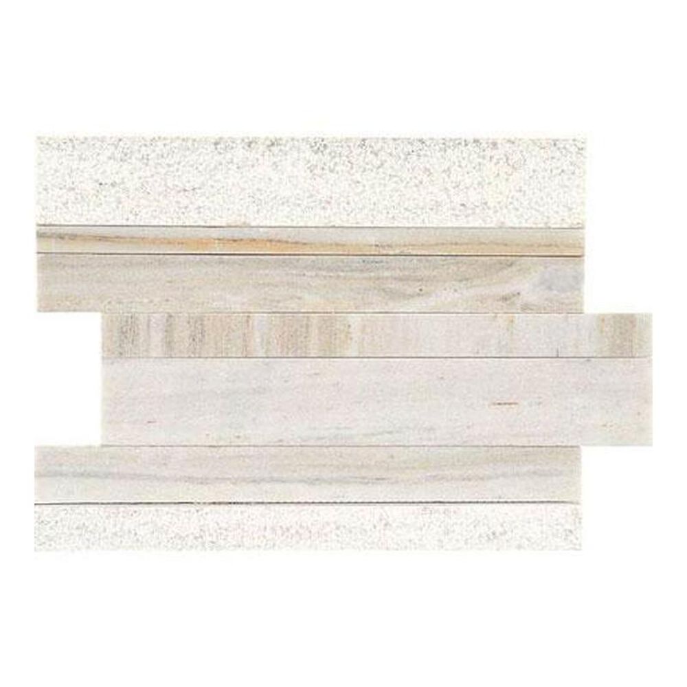 Marazzi Haven Point Open Horizon 9" x 12" Natural Stone Modern Stack Mosaic Sheet