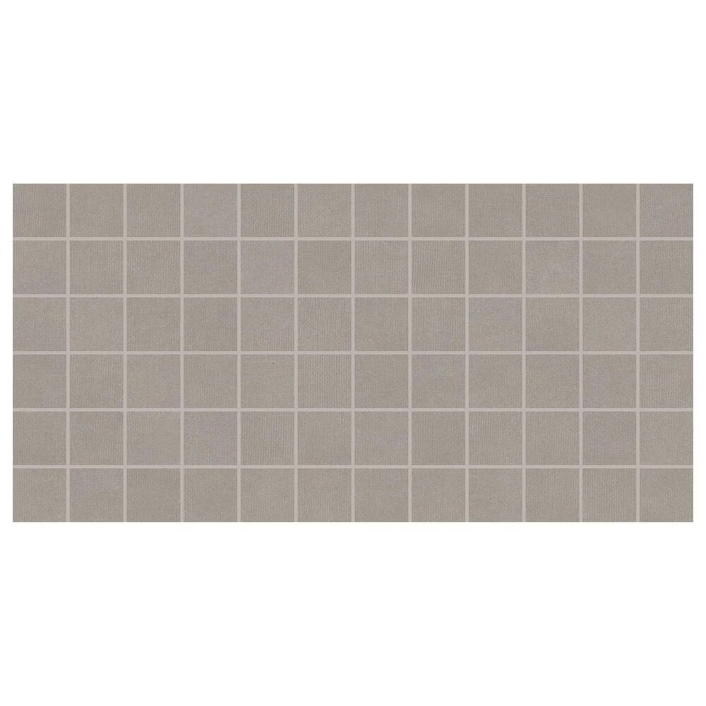 Dal-Tile Koncrete Grey 2" x 2" Square on 12" x 24" Ceramic Mosaic Sheet