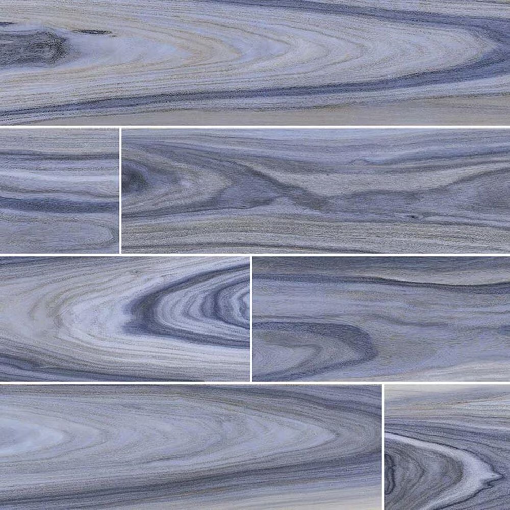 MS International Dellano Exotic Blue 8" x 48" Porcelain Tile
