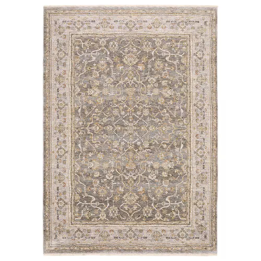 Oriental Weavers Maharaja Persian 40M 7'10" x 10'10" Beige and Grey Area Rug