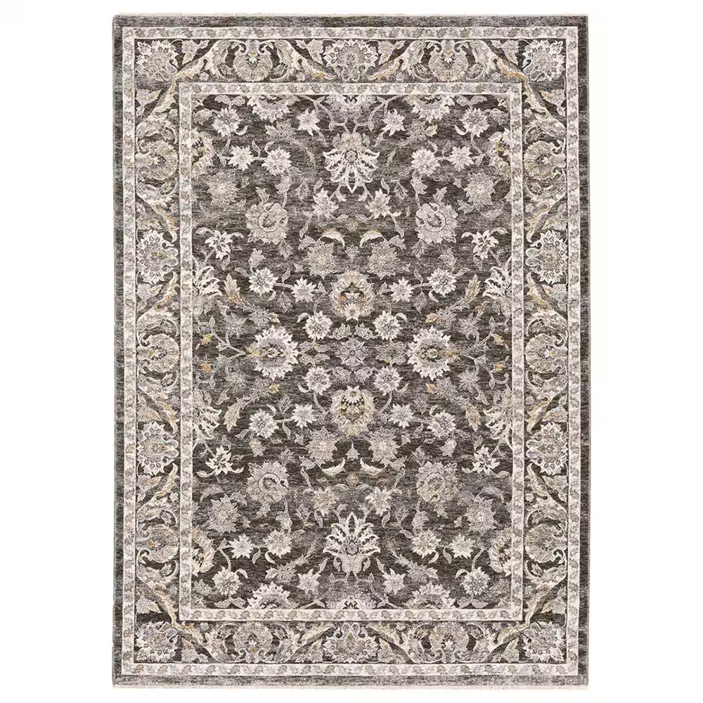 Oriental Weavers Maharaja Nepal 70N 9'10" x 12'10" Grey Area Rug