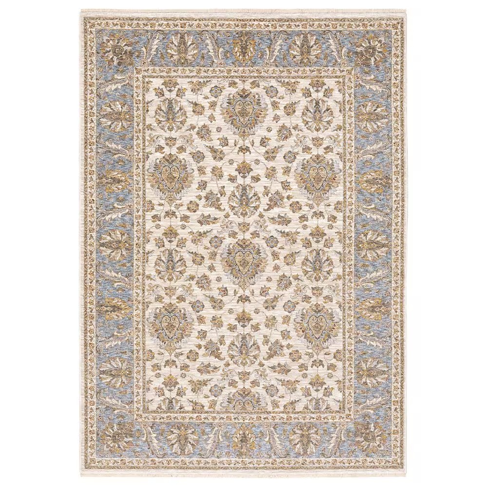 Oriental Weavers Maharaja Dakota 5091Z 9'10" x 12'10" Ivory Area Rug