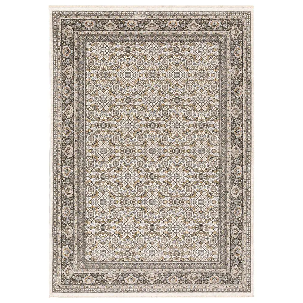 Oriental Weavers Maharaja Belita 2061N 9'10" x 12'10" Ivory Area Rug