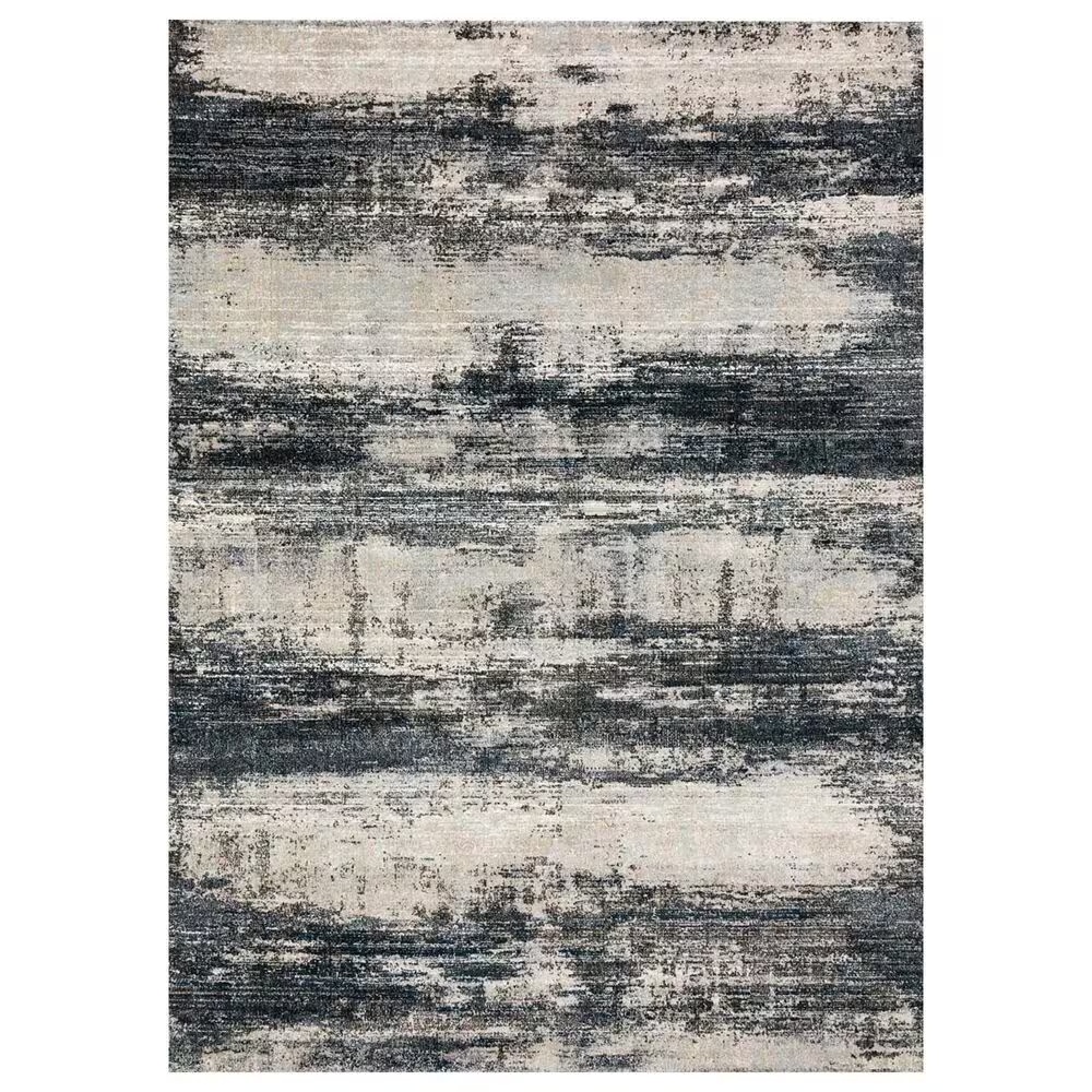 Loloi Augustus5'3" x 7'8" Navy and Stone Area Rug
