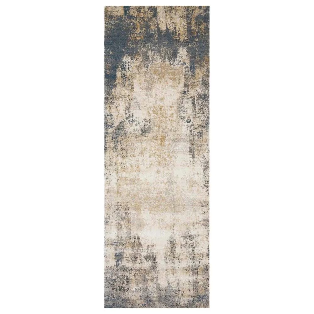 Loloi II Teagan TEA-08 2'8" x 13' Ivory and Mist Runner
