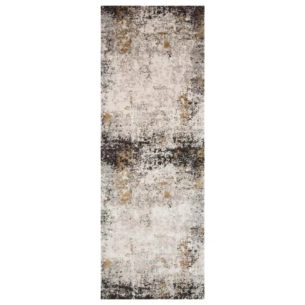 Loloi II Alchemy ALC-02 2'8" x 13" Granite and Gold Runner