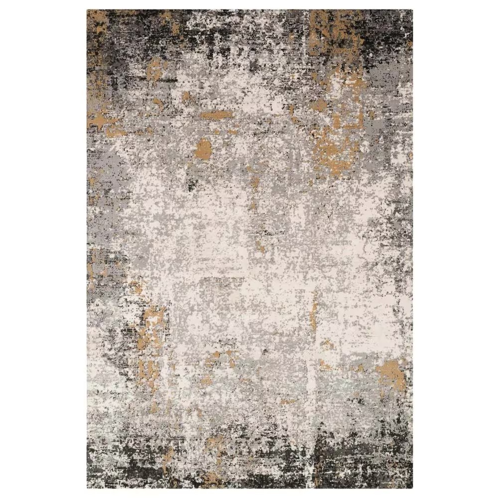Loloi II Alchemy ALC-02 7'11" x 10'6" Granite and Gold Area Rug