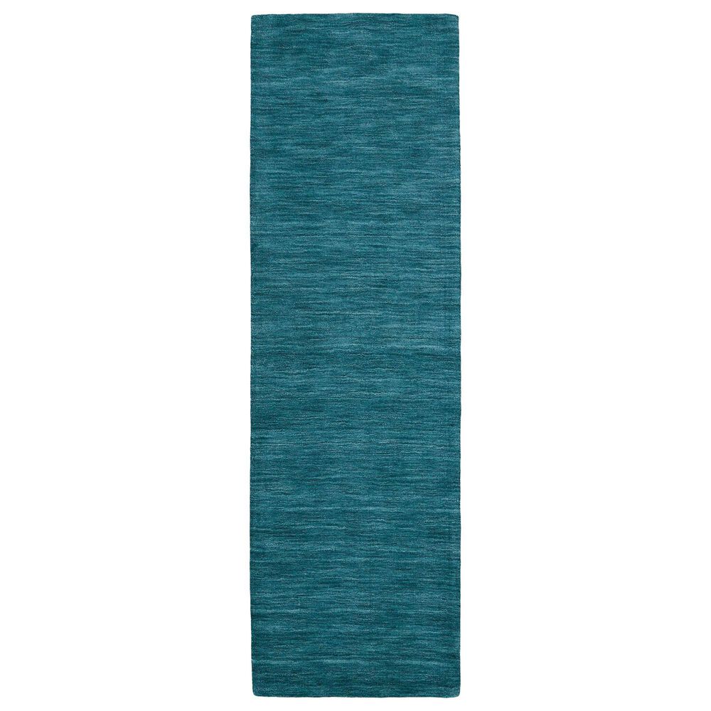 Feizy Luna 2'6" x 8' Teal Area Rug