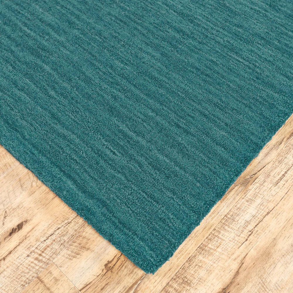 Feizy Luna 2'6" x 8' Teal Area Rug