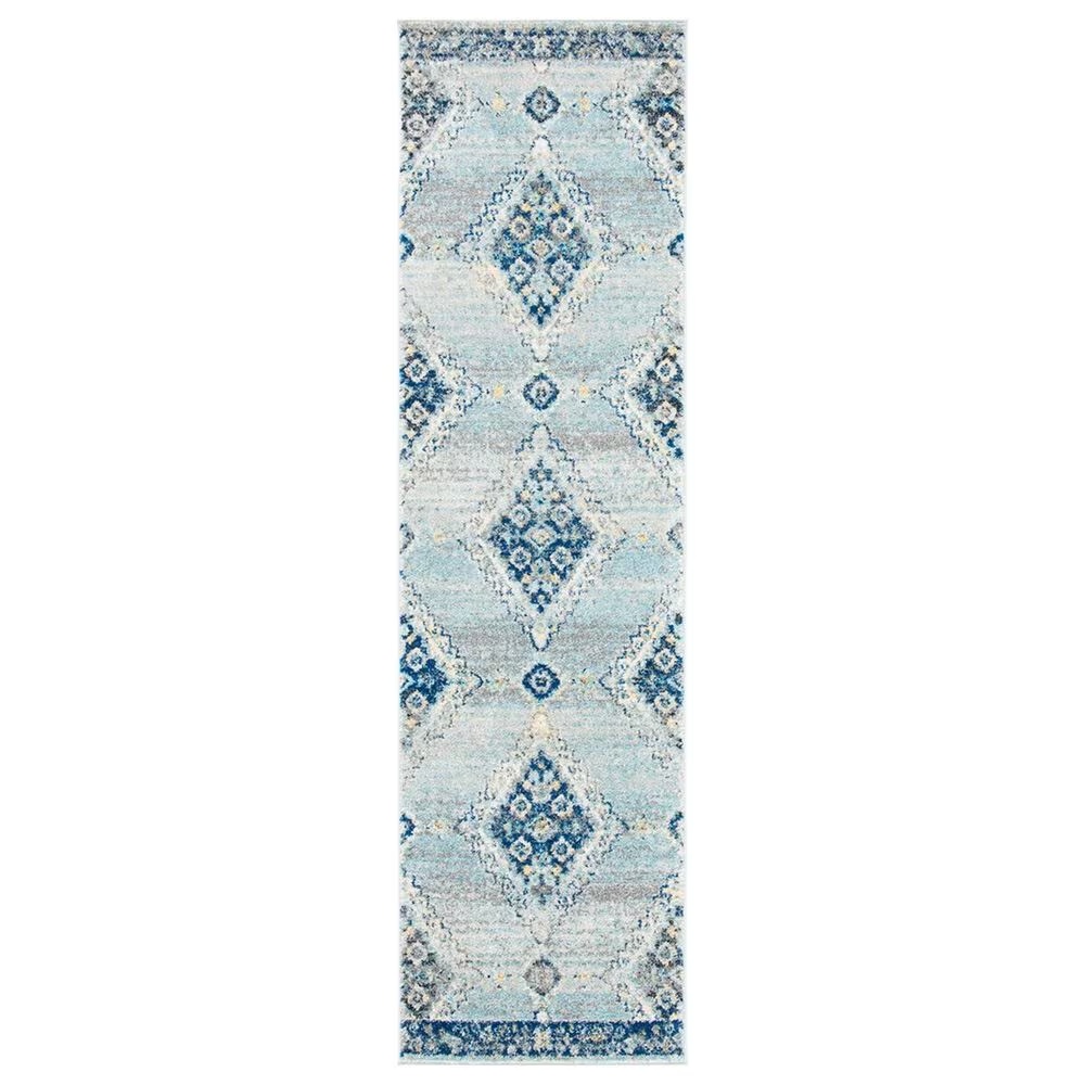 Safavieh Madison MAD615F 2'3" x 6' Grey and Cream Runner