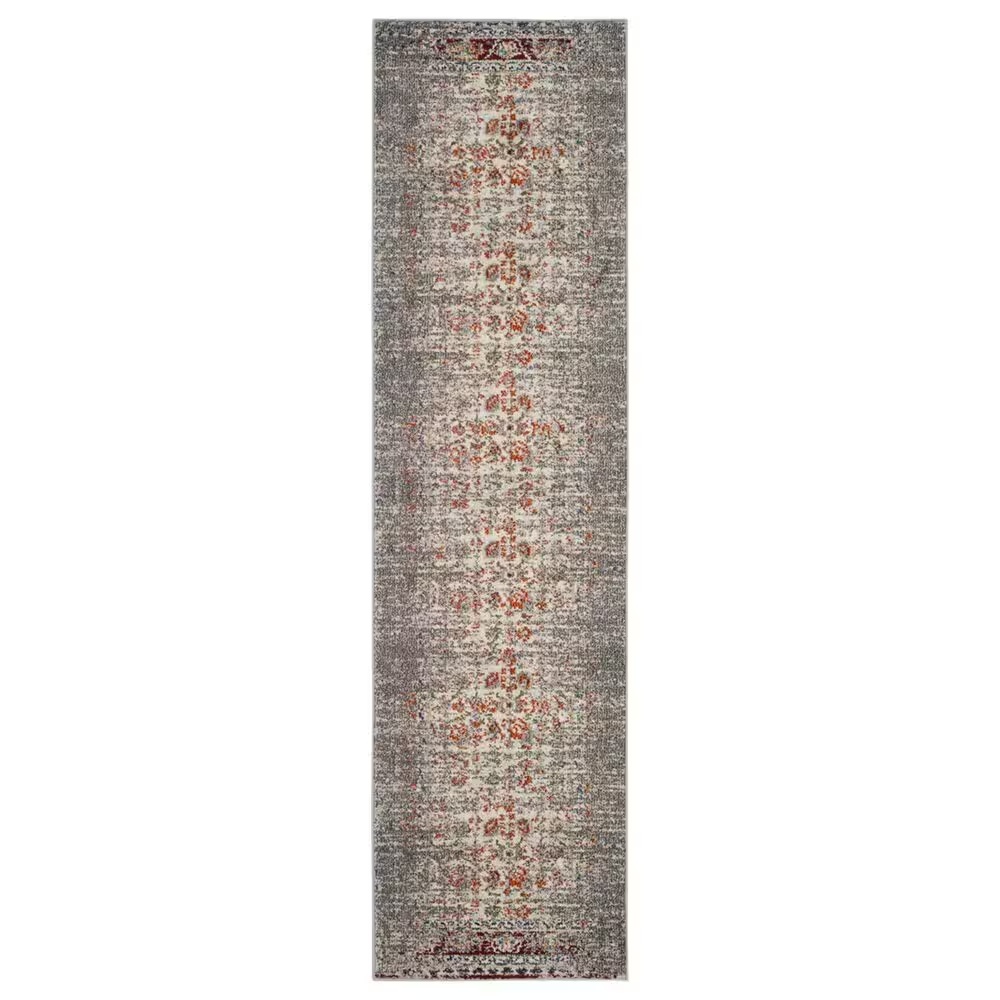 Safavieh Monaco MNC208T 2'2" x 8' Grey and Ivory Runner