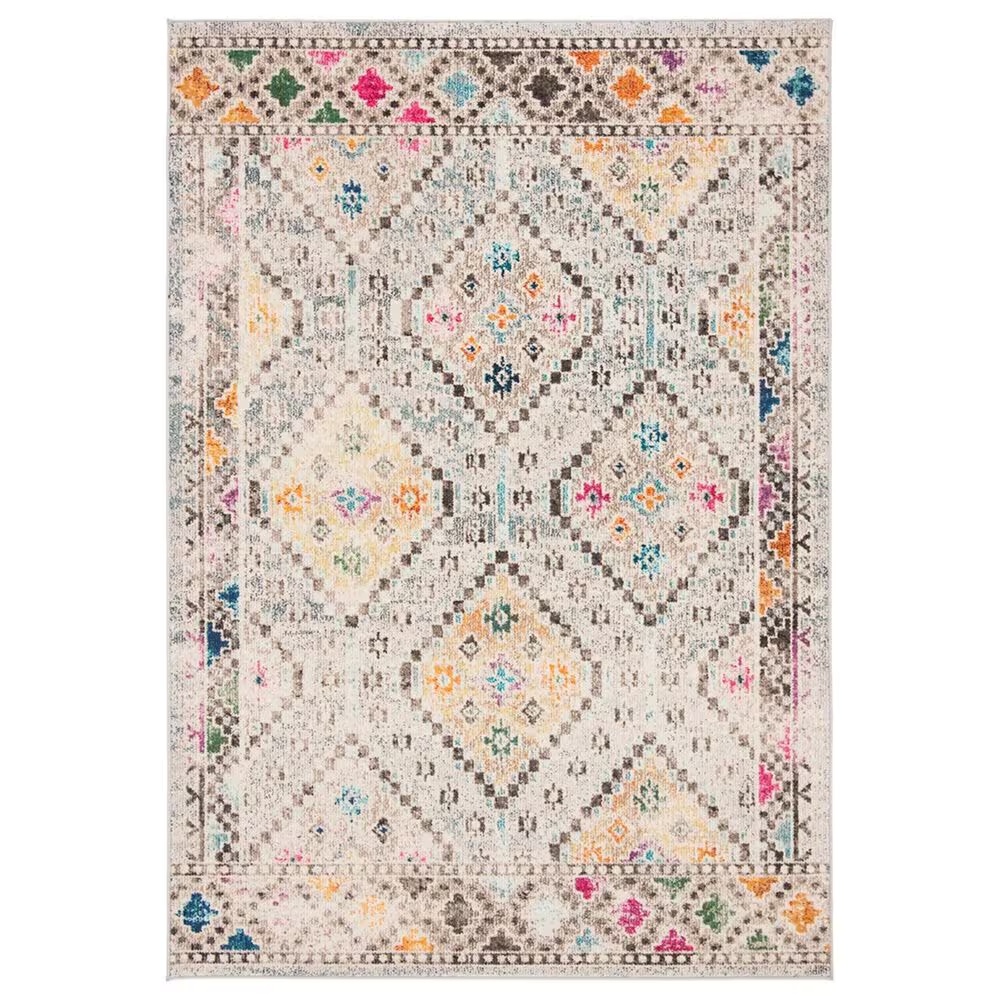 Safavieh Madison MAD418F 6' x 9' Grey and Yellow Area Rug