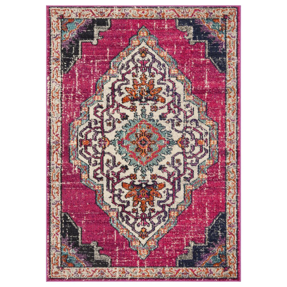 Safavieh Monaco MNC254D 4' x 5'7" Pink Area Rug