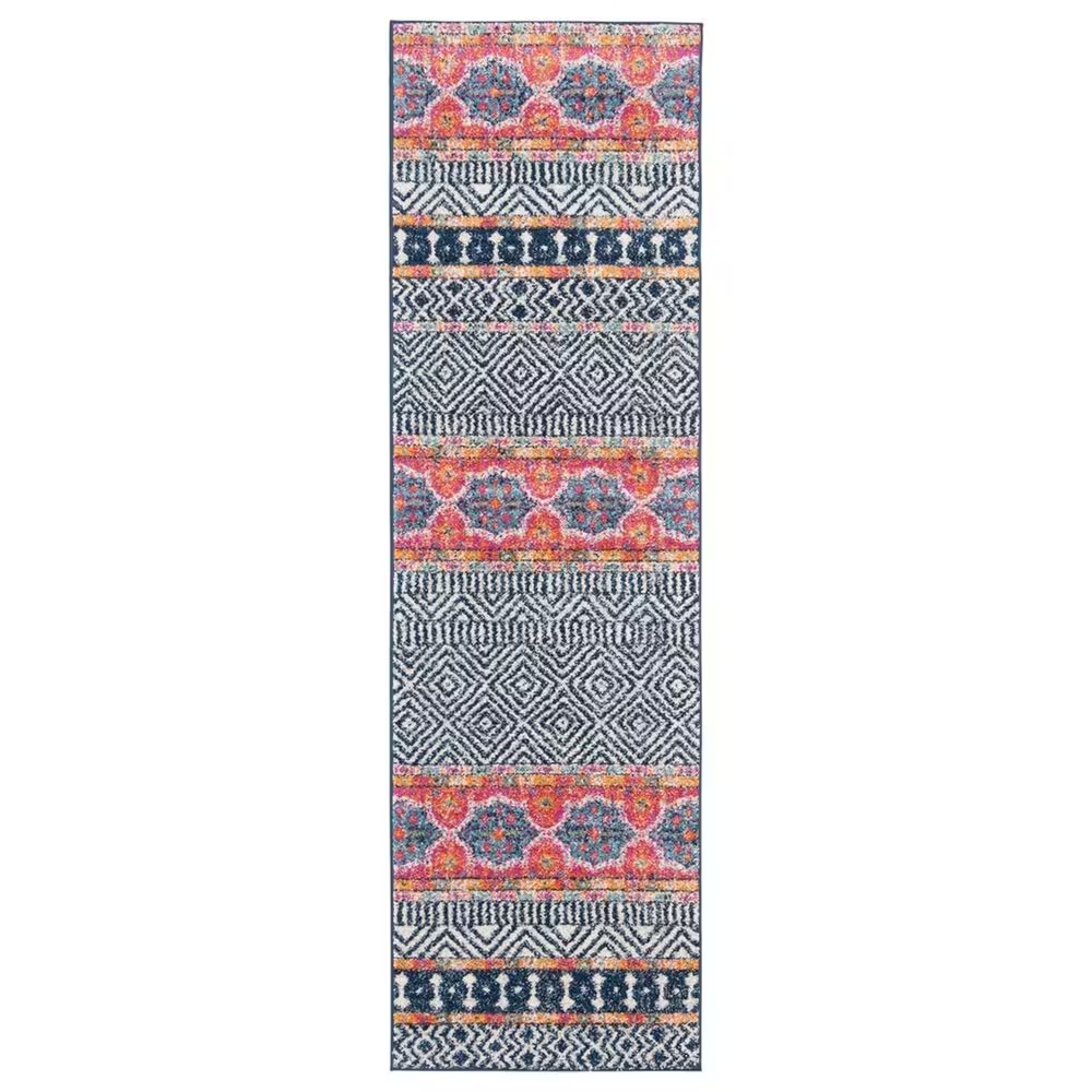 Safavieh Madison MAD797N 2'3" x 18' Navy and Ivory Runner