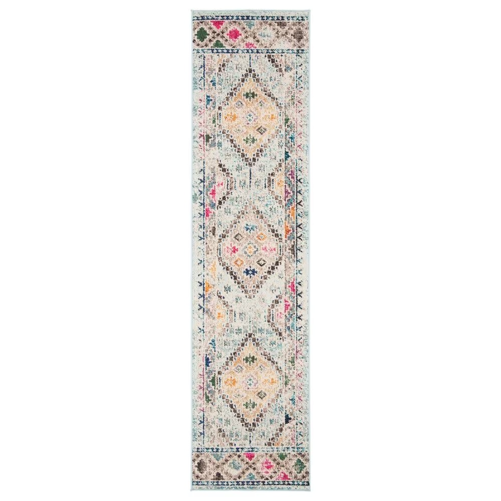 Safavieh Madison MAD418K 2'2" x 6' Blue and Yellow Runner