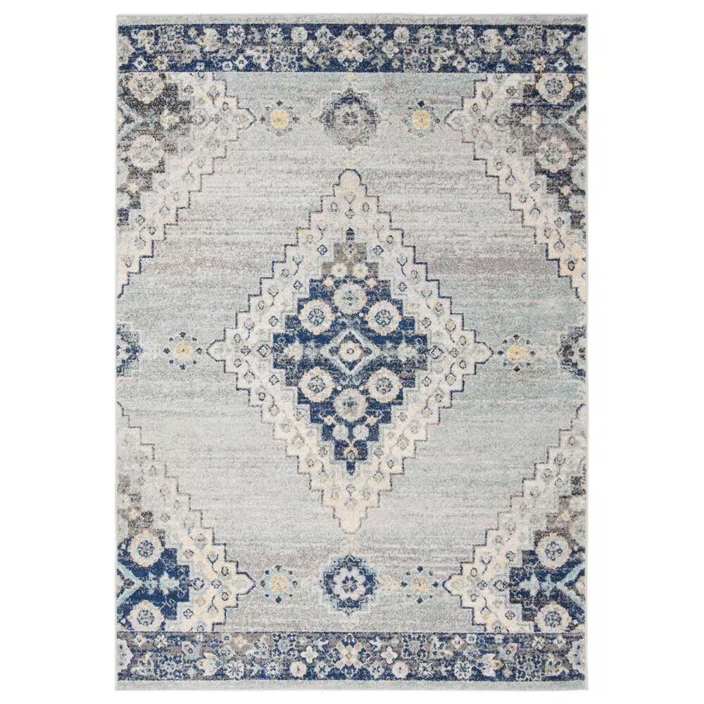 Safavieh Madison MAD615F 5'1" x 7'6" Grey and Cream Area Rug