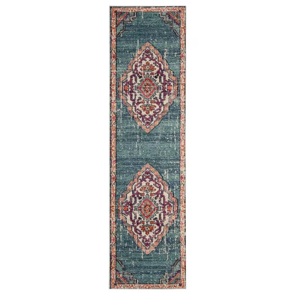 Safavieh Monaco MNC254J 2'2" x 8' Blue Runner
