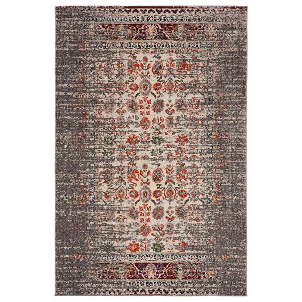 Safavieh Monaco MNC208T 4' x 5'7" Grey and Ivory Area Rug