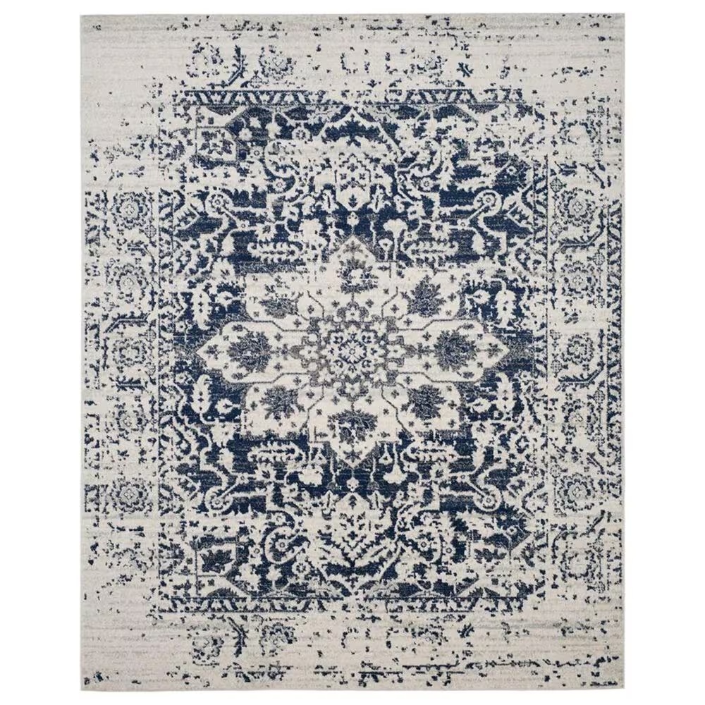 Safavieh Madison MAD603D 12' x 15' Cream and Navy Area Rug