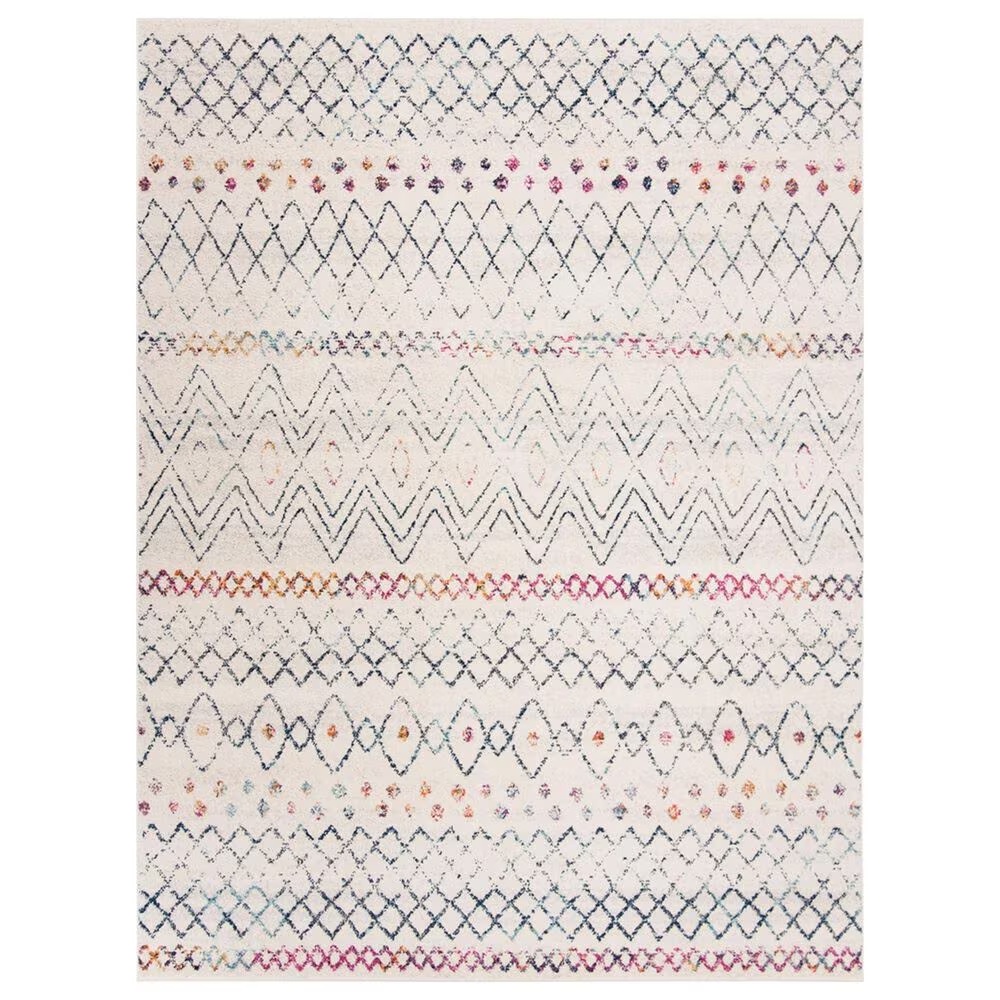 Safavieh Madison MAD798B 10' x 14' Ivory and Navy Area Rug