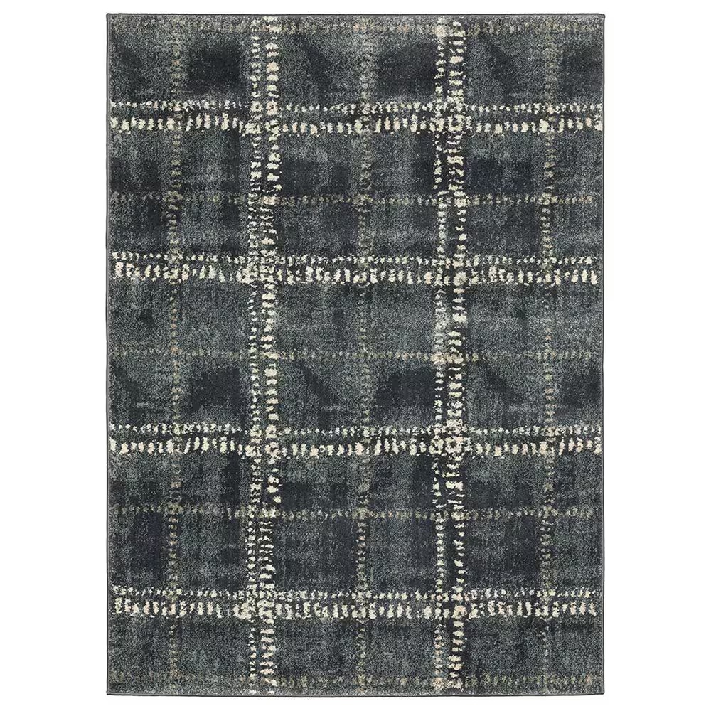 Oriental Weavers Carson Fairfield 746J 3'10" x 5'5" Blue Area Rug