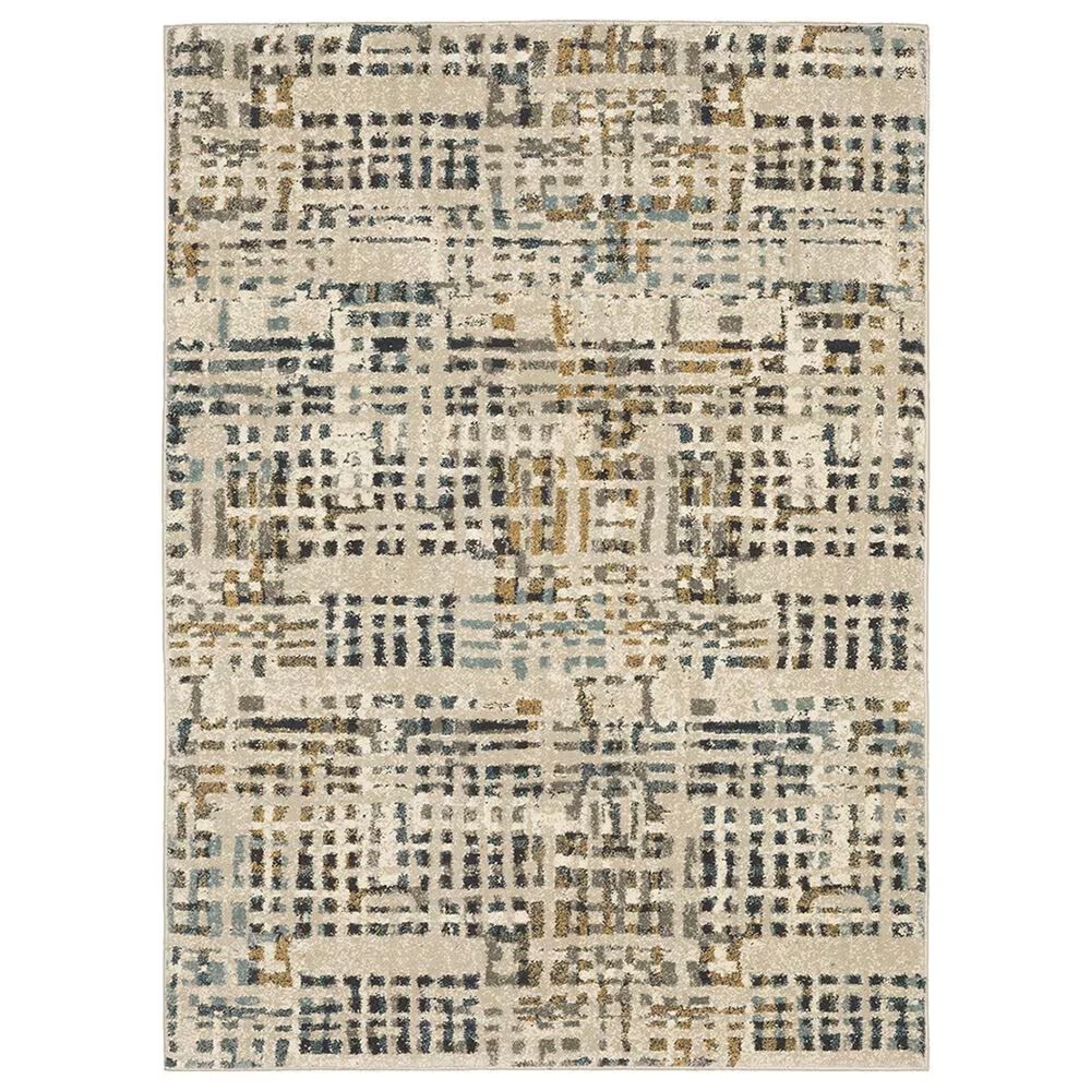 Oriental Weavers Carson Hayward 748F 2'3" x 7'6" Beige Scatter Rug