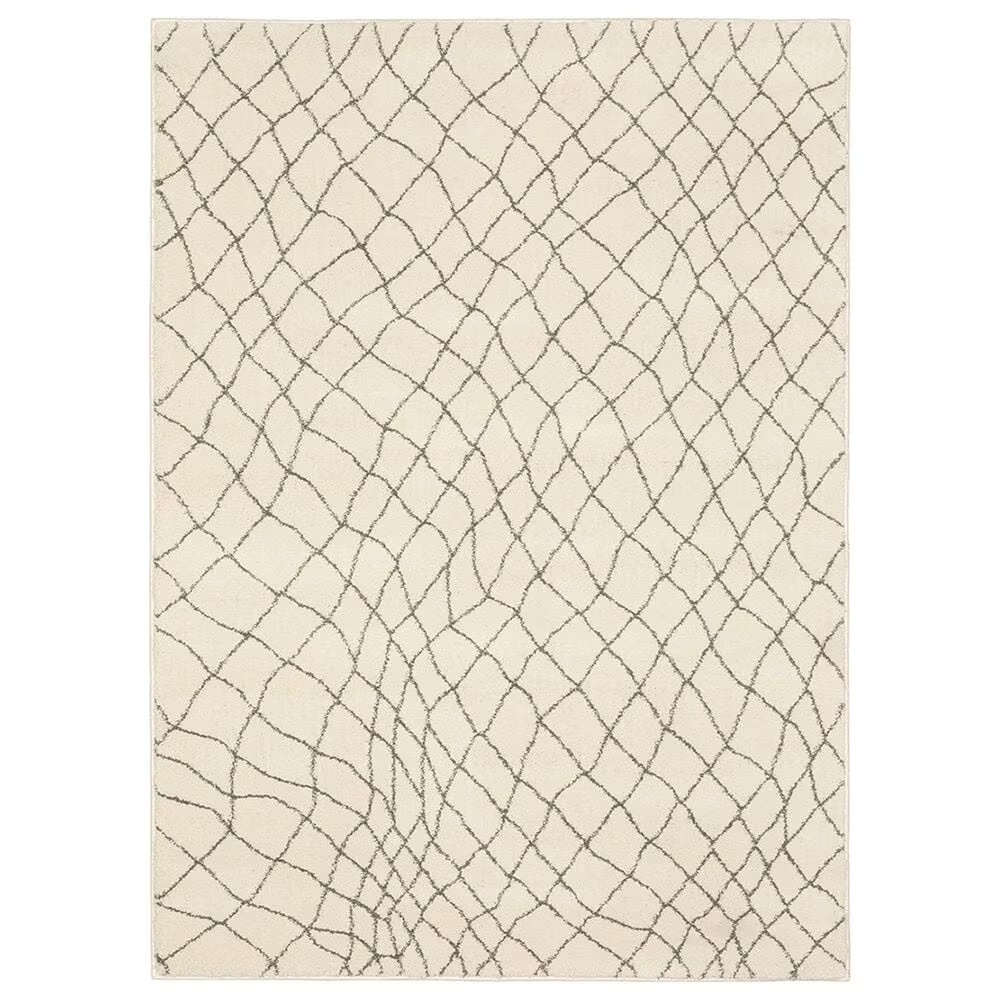 Oriental Weavers Carson Concord 738B 3'10" x 5'5" Ivory Area Rug