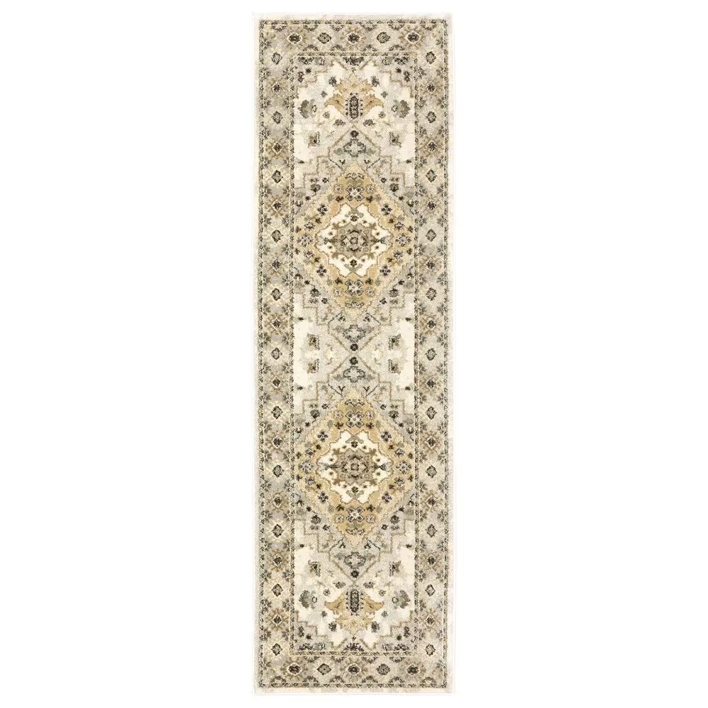 Oriental Weavers Florence Athens 4332X 2'3" x 7'6" Beige Runner
