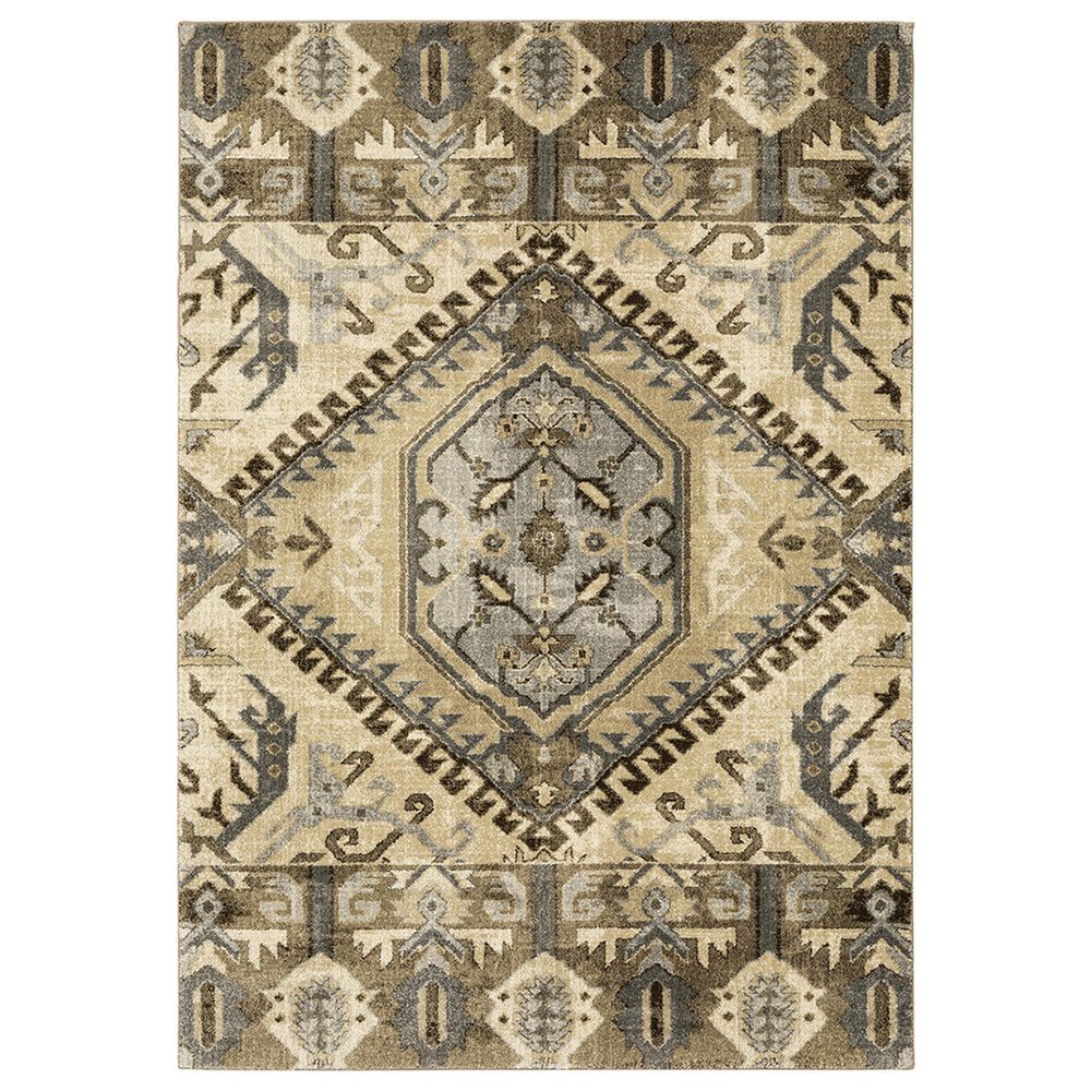 Oriental Weavers Florence Chester 5090D 2'3" x 7'6" Beige Scatter Rug