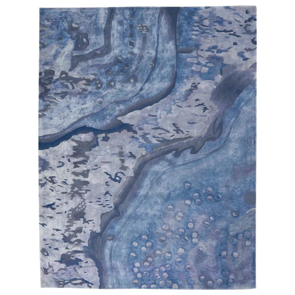 Nourison Prismatic PRS05 8'7" x 11'6" Aqua Area Rug
