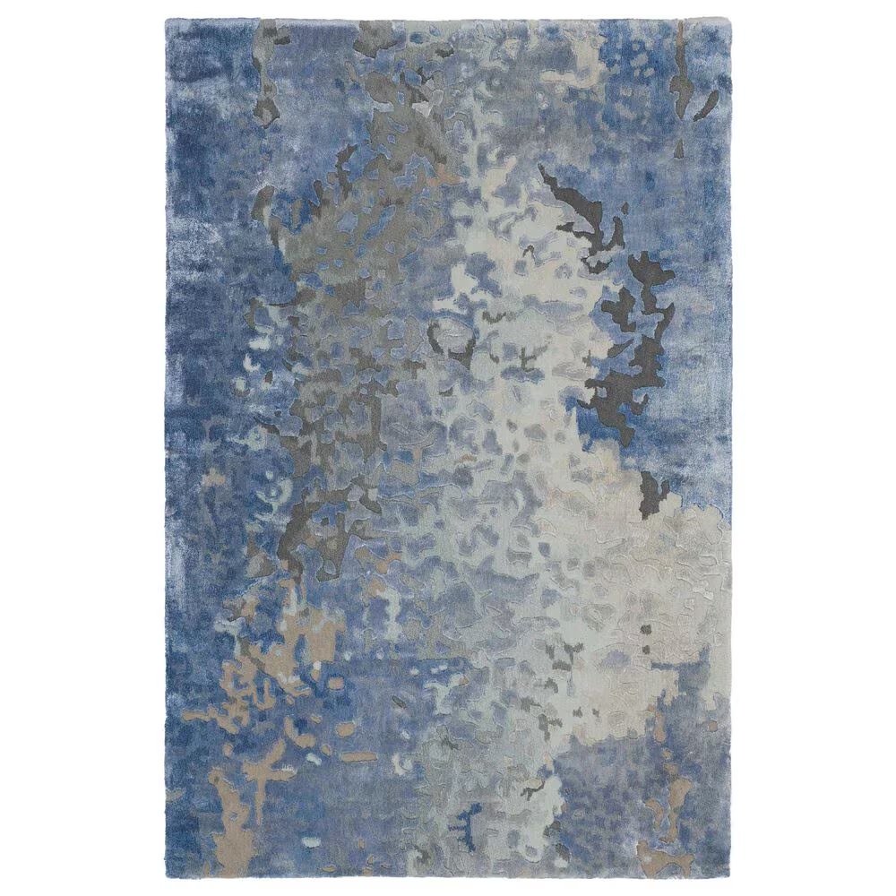Nourison Prismatic PRS17 3'9" x 5'9" Denim Area Rug